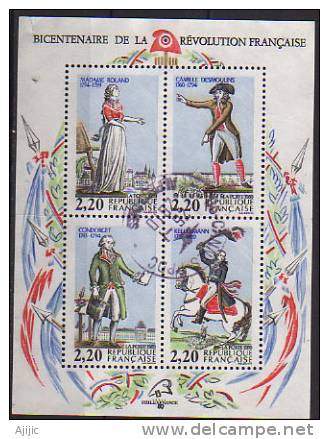 FRANCE. BF # 10 . Personnages Celebres De La Revolution.  Oblitéré - Franz. Revolution