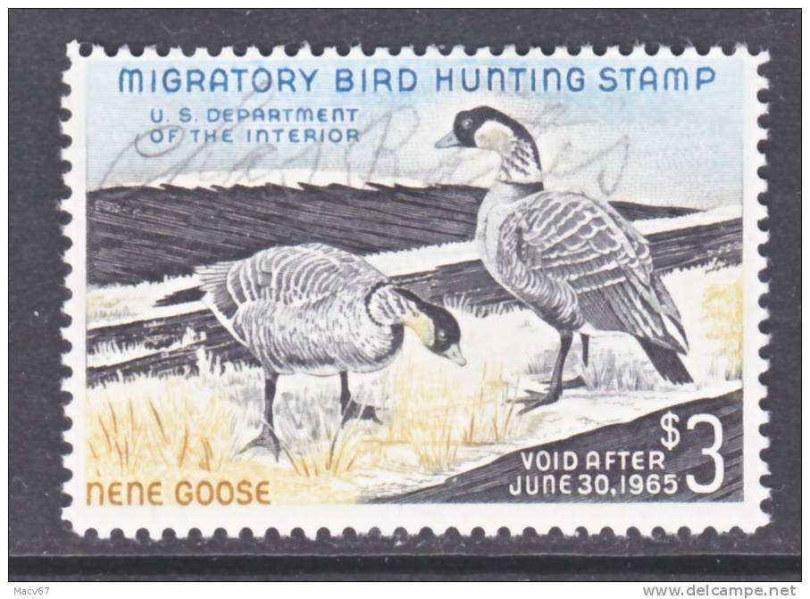 U.S.   RW 31 (o)  FAUNA  DUCK - Duck Stamps