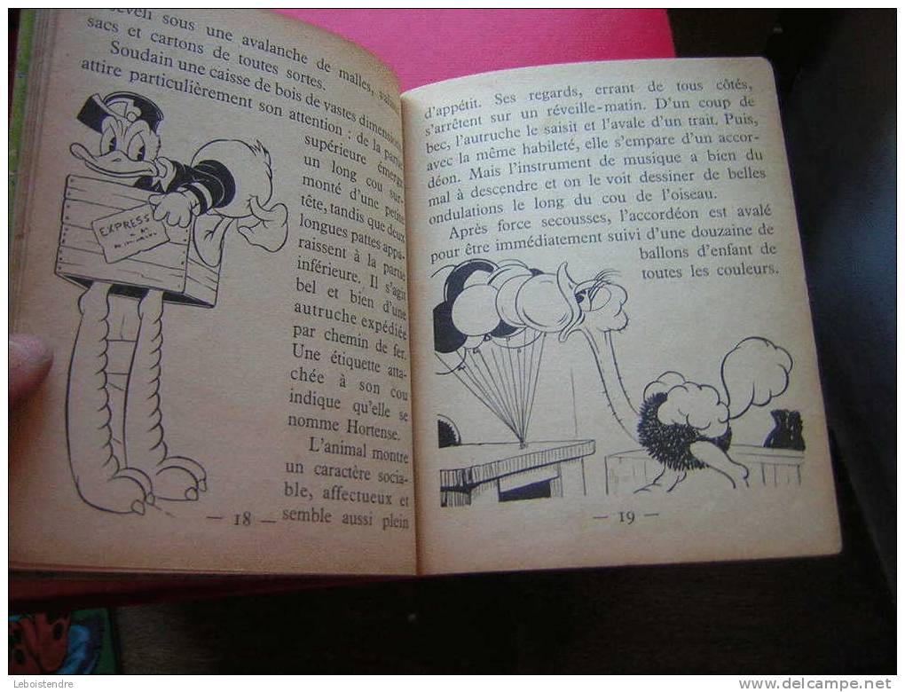 WALT DISNEY-DONALD EN VACANCES-LES ALBUMS ROSES HACHETTE-8 PHOTOS DE PRESENTATION