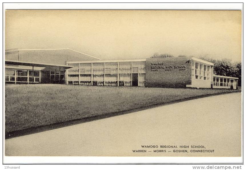 Carte Postale Ancienne Connecticut - Wamogo Regional High School. Warren. Morris. Goshen - Other & Unclassified