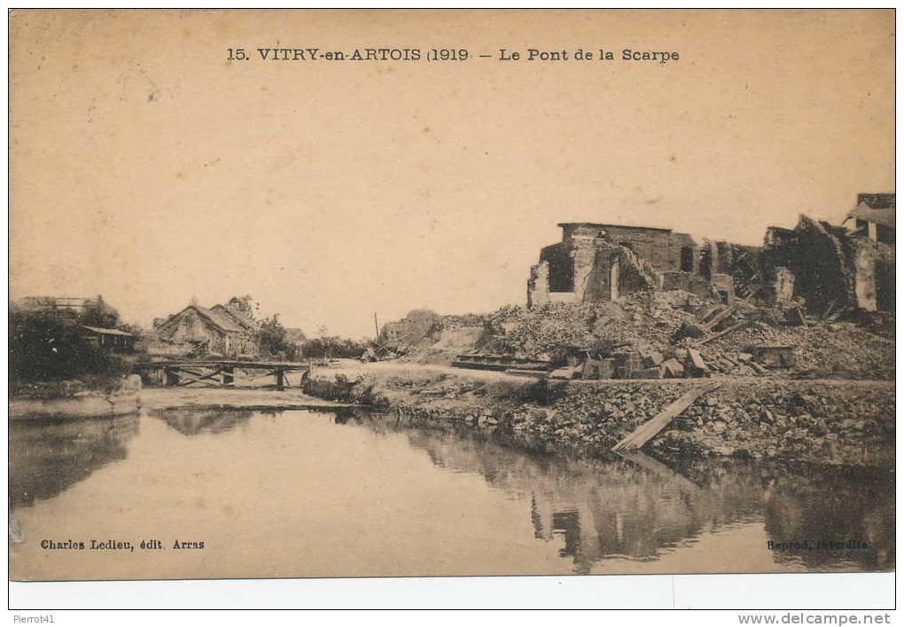VITRY-EN-ARTOIS - Le Pont De La Scarpe - Vitry En Artois