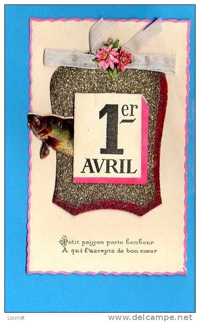 1er Avril - Petit Poisson Porte Bonheur - 1er Avril - Poisson D'avril