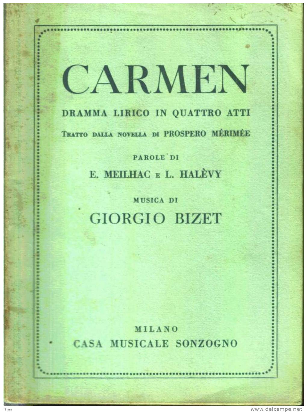 CARMEN - Libretto D´opera - Musik