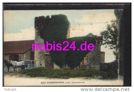 0000367275 41541 Zons Niederrhein Schlossruine O 17.6.1909 - Autres & Non Classés