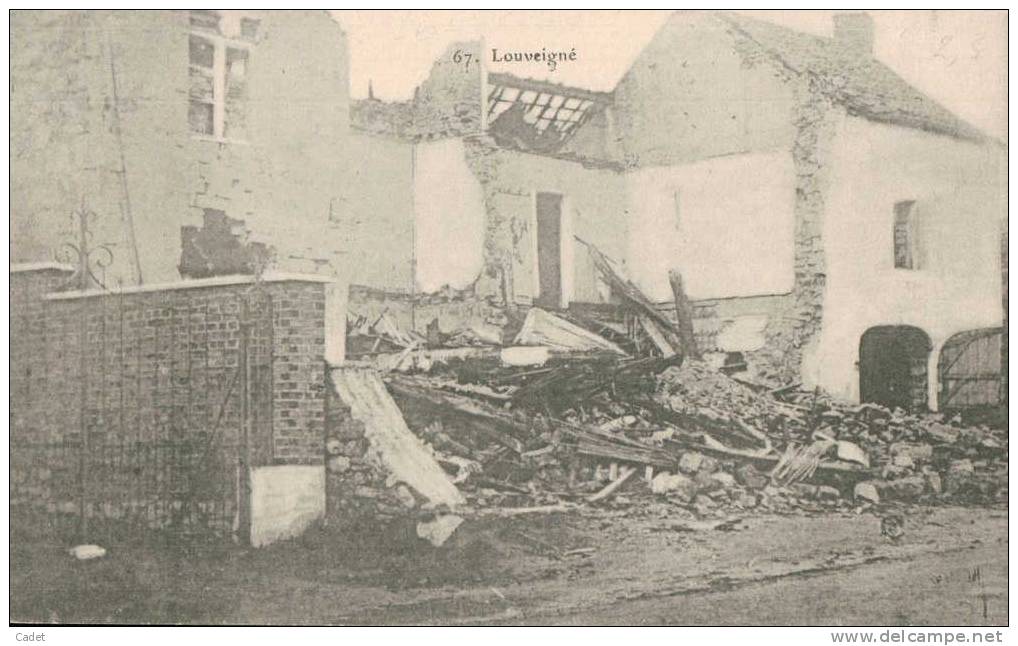 Louveigné: Ruines Après Bombardement - Sprimont