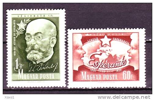 Hungray 1957 Esperanto 2v MNH** - Esperanto