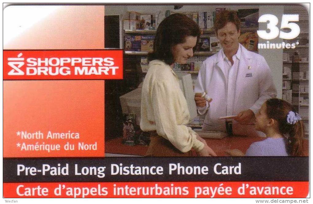 CANADA PREPAID SHOPPERS DRUG MART 35 MIN UT MAGNETIQUE - Canada