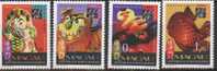 1996 MACAU TOY 4V - Unused Stamps