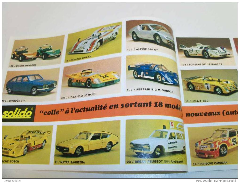 SOLIDO. CATALOGUE 1975. Les Célèbres Miniatures. Fidélité Au 1 /43e Métal. 24 Pages. - Catalogues