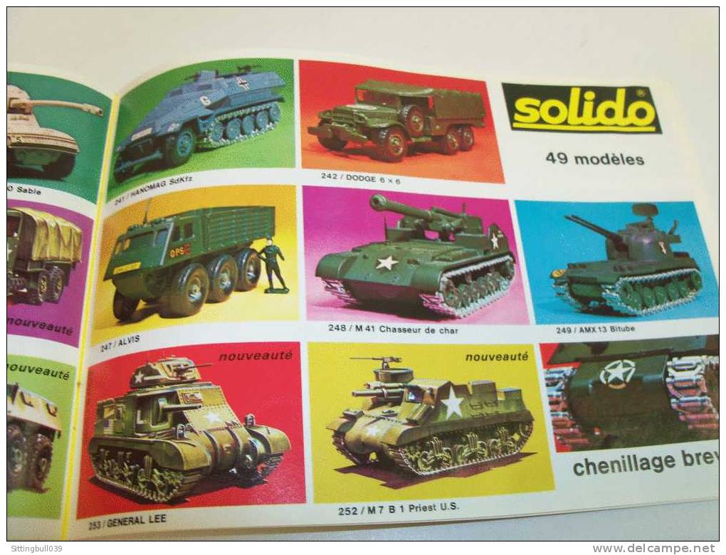 SOLIDO. CATALOGUE 1976. La Collection 1976. Fidélité au 1 /43e métal. 24 pages.