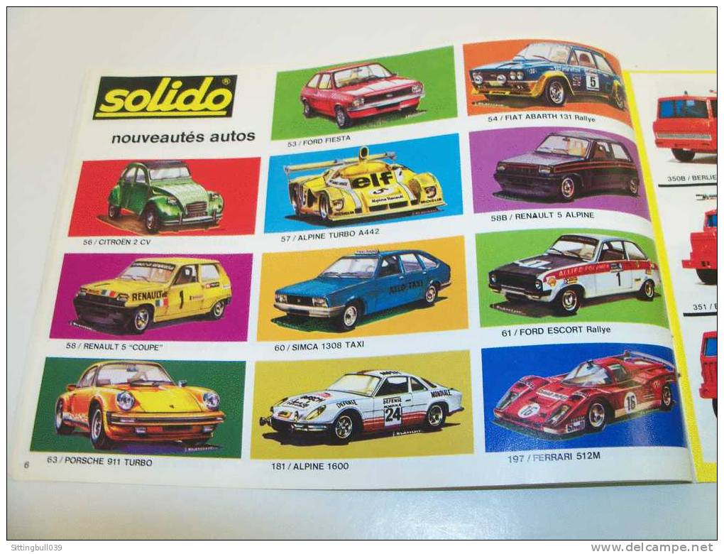 SOLIDO. CATALOGUE 1977. La Collection 1977. Fidélité Au 1 /43e Métal. 24 Pages. - Catalogi