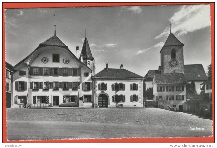 G408 , Aarberg , 12165 , Circulée 1961 , Timbre Décollé - Aarberg