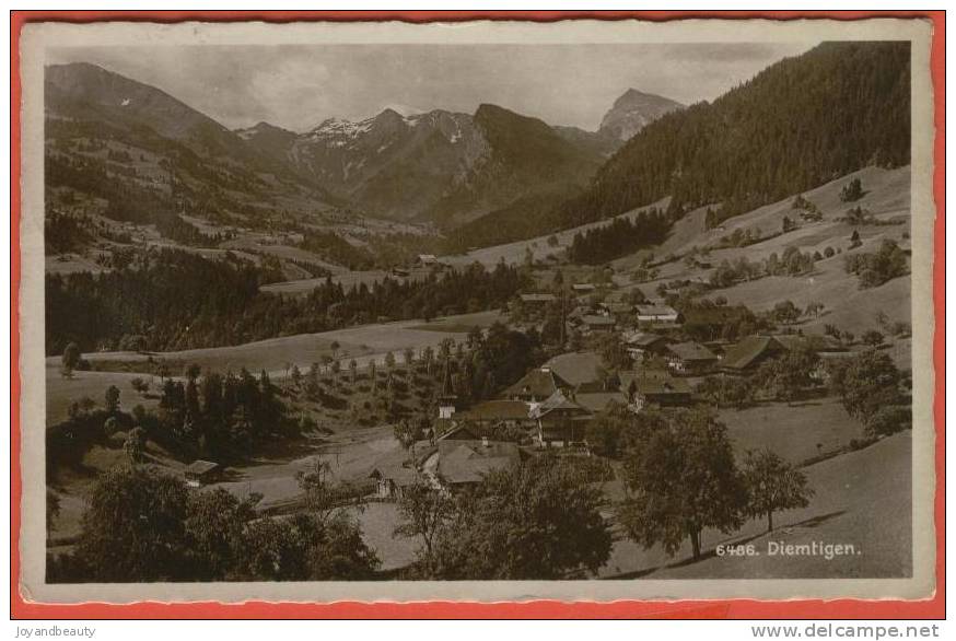 G409, Diemtigen , 6486 , Circulée 1938 - Diemtigen