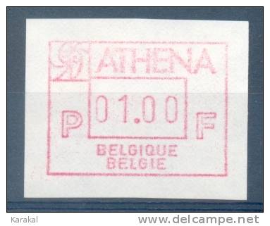 Belgique België ATM ATM69 Athena MNH XX - Andere & Zonder Classificatie