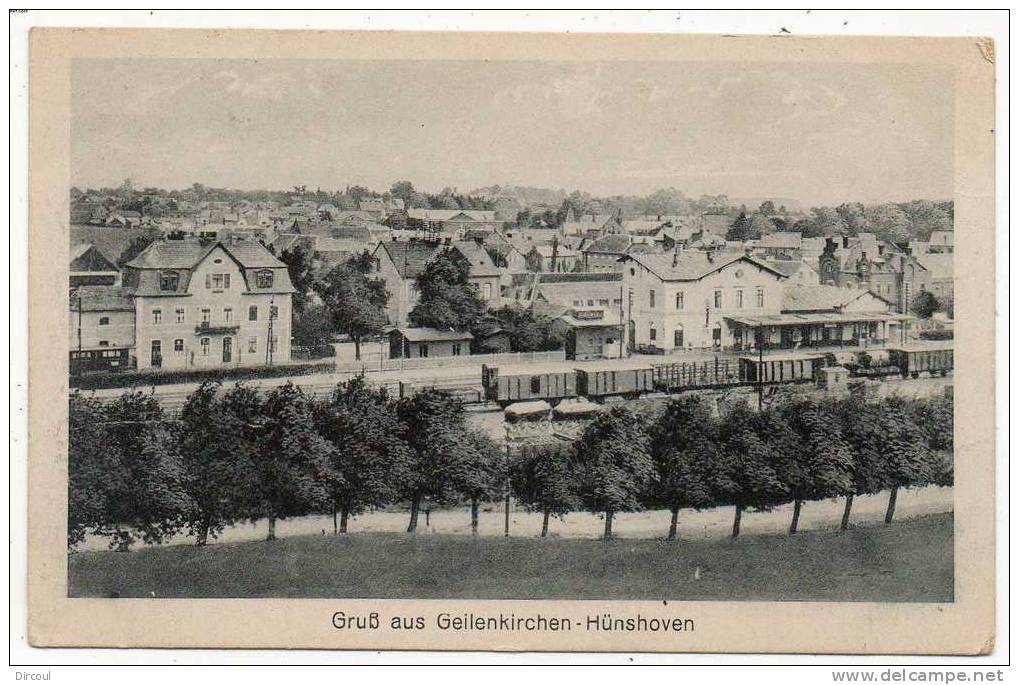 17713  -   Gruss  Aus  Geilenkirchen-Hünshoven  "   Gare " - Geilenkirchen