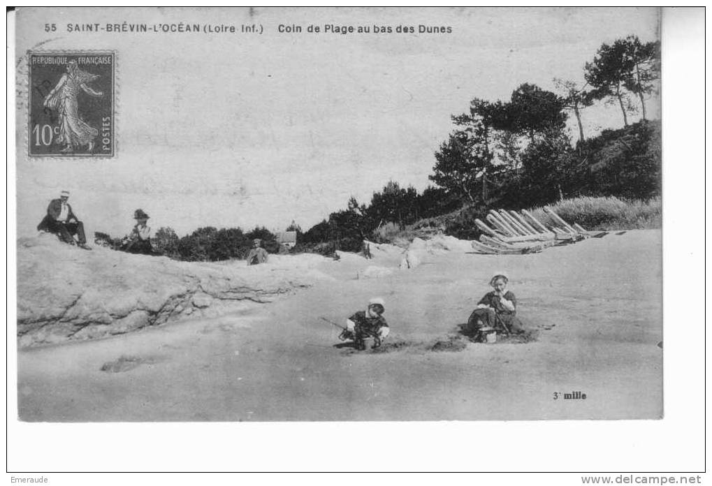 SAINT BREVIN L'OCEAN  Coin De Plageau Bas Des Dunes - Saint-Brevin-l'Océan