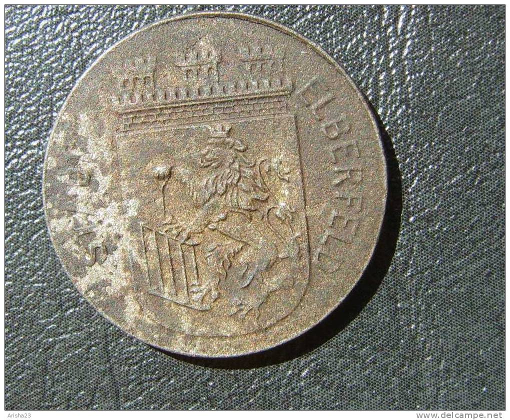 Germany Notgeld Empire 10 Pfennig 1917 - Kleingeld Ersatzmarken - Stadt Elberfeld - 10 Pfennig