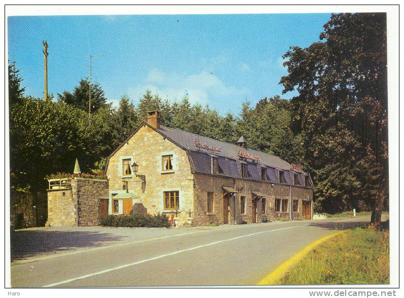 CELLES Sur LESSE - Carte De Visite  Hôtel-Restaurant "La Clochette" (v1)-Plan D'accès Au Verso - Cartes De Visite