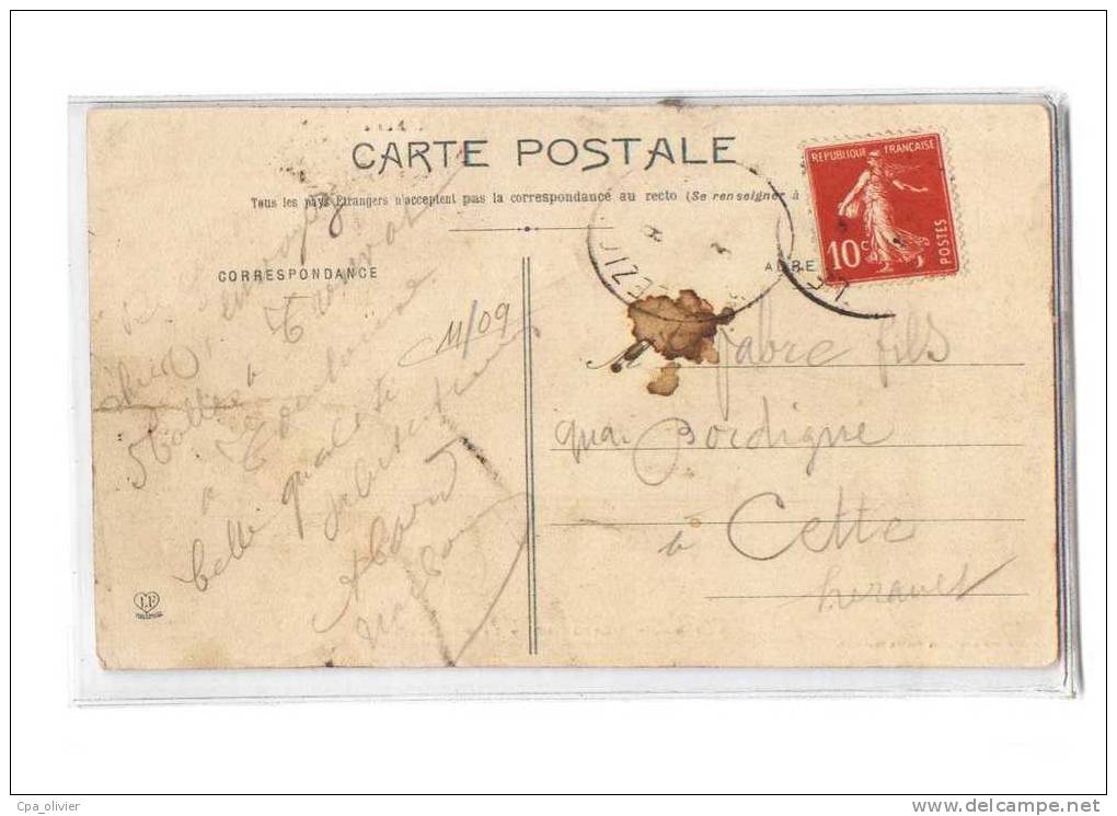 11 LEZIGNAN CORBIERES Promenade, Bien Animée, Ed Labouche 117 Bis, Aude, 1913 *** Lésignan *** - Other & Unclassified