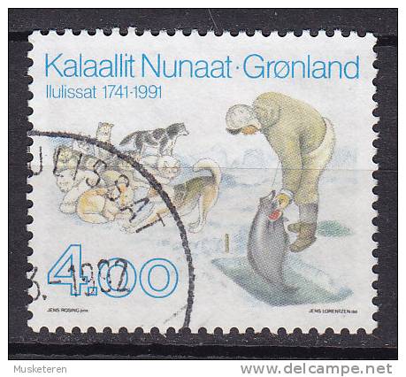 Greenland 1991 Mi. 219     4.00 Kr Ilulissat (Jakobshavn) 250 Jahre - Used Stamps