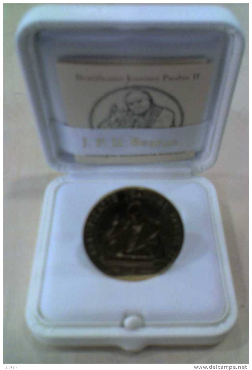 Numismatica - MEDAGLIA IPZS UFFICIALE  PER LA BEATIFICAZIONE DI PAPA GIOVANNI PAOLO II° - 1° MAGGIO 2011 - Sonstige & Ohne Zuordnung