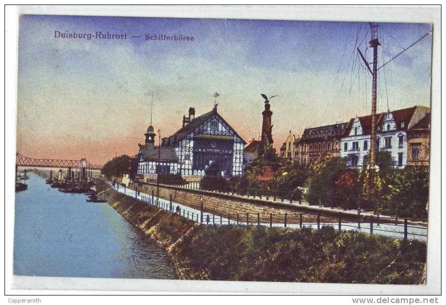 Duisburg Ruhrort Schifferbörse   Postkarte / Postcard - Duisburg