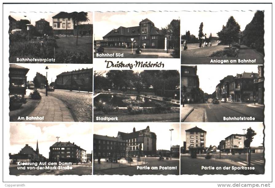 Duisburg Meiderich   Postkarte / Postcard  1950s - Duisburg