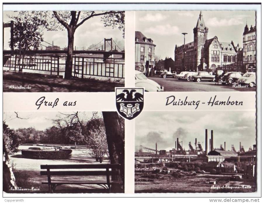 Duisburg Hamborn   Postkarte / Postcard  1957 - Duisburg