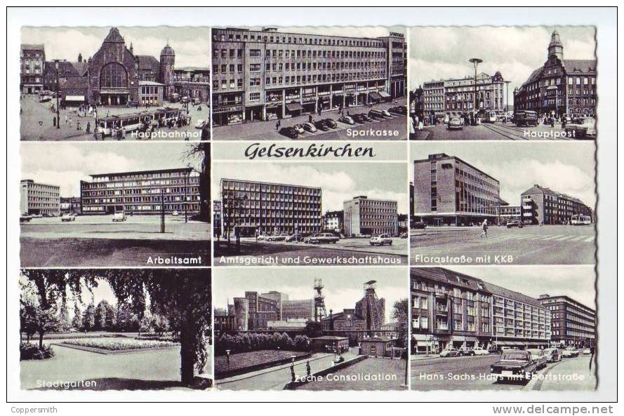 Gelsenkirchen   Postkarte / Postcard  1960  Uncirculated - Gelsenkirchen