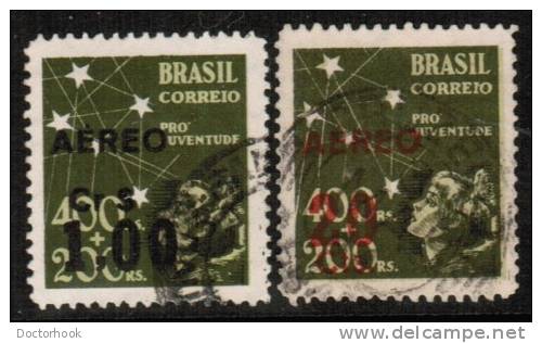 BRAZIL   Scott #  C 55-9  VF USED - Aéreo