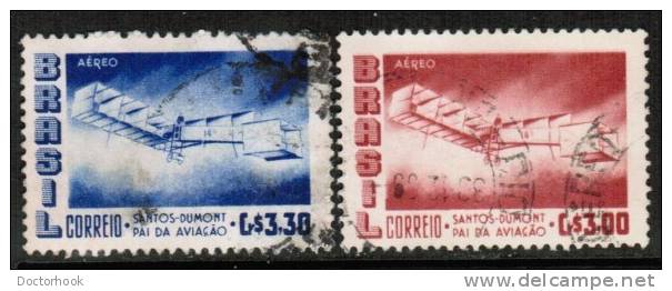 BRAZIL   Scott #  C 82-6b  VF USED - Airmail