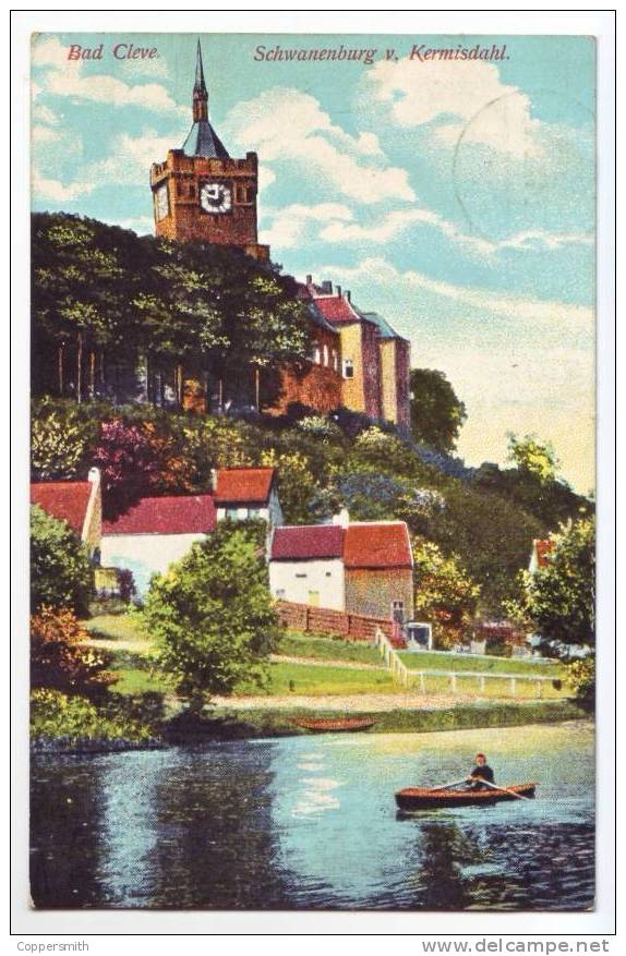 Kleve / Bad Cleve Schwanenburg / Castle   Postkarte / Postcard  1912 - Kleve