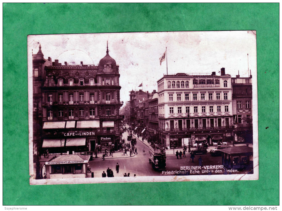 Berliner - Verkehr Friedrichstrasse Ecke Unter Den Linden - Friedrichshain