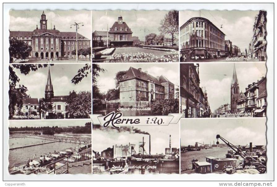Herne   Postkarte / Postcard  1960 - Herne