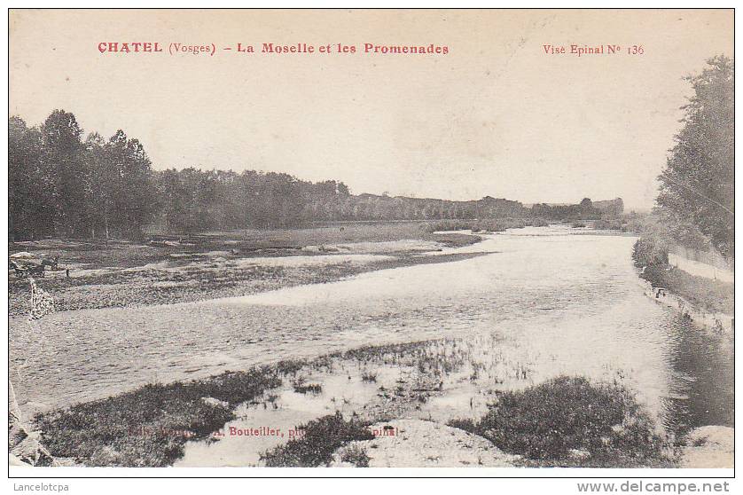 88 - CHATEL / LA MOSELLE ET LES PROMENADES - Chatel Sur Moselle