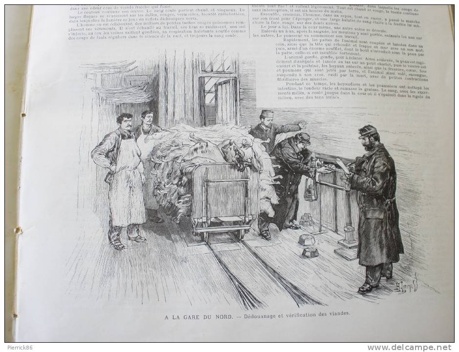 1890 Mme MELBA SEMAINE SAINTE A SEVILLE IMPORTATION DES MOUTONS ABATTOIR DE LA VILLETTE FUSIL ARMEE ALLEMANDE MOD 1888