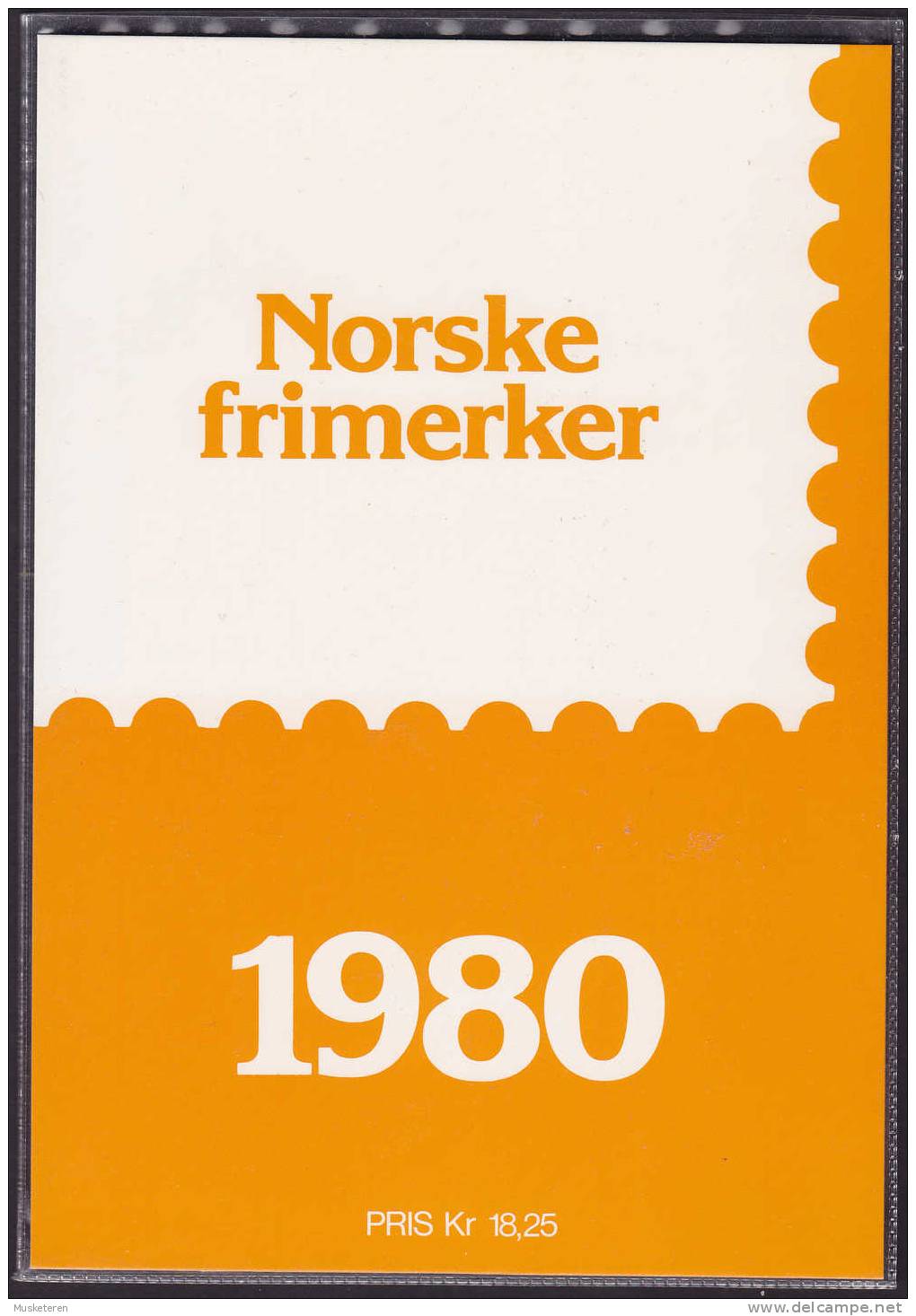 Norway Full Year 1980 Incl. Official Stamp (2 Scans) MNH** - Ganze Jahrgänge