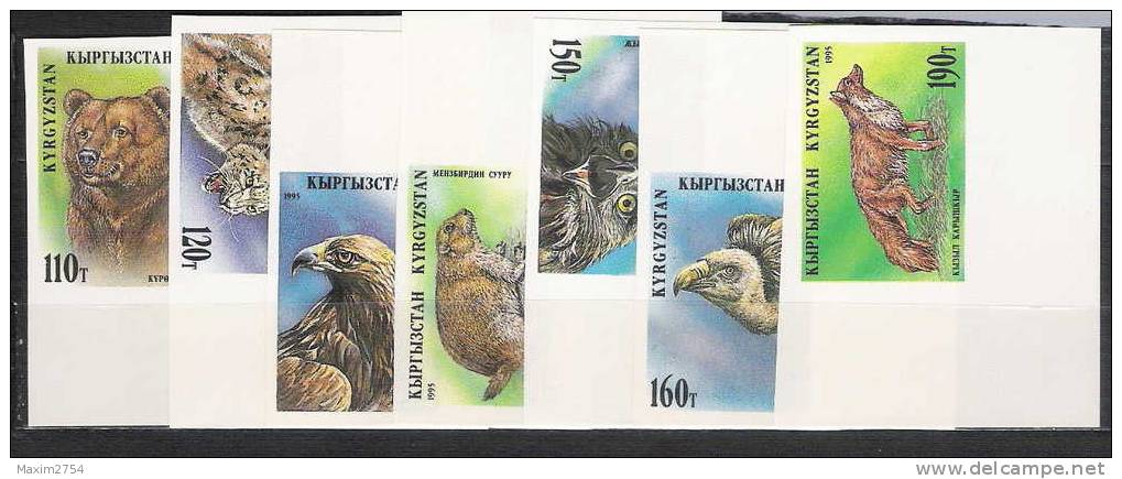 1995 - N. 54B/60B** (CATALOGO UNIFICATO) - Kirghizstan