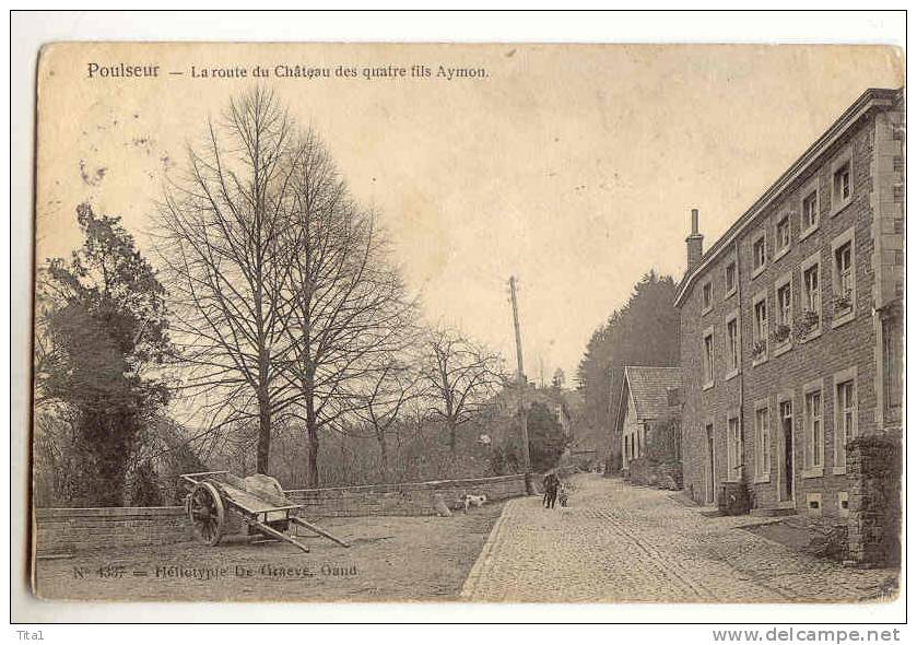 D5288 - POULSEUR - La Route Du Château Des Quatre Fils Aymon - Comblain-au-Pont