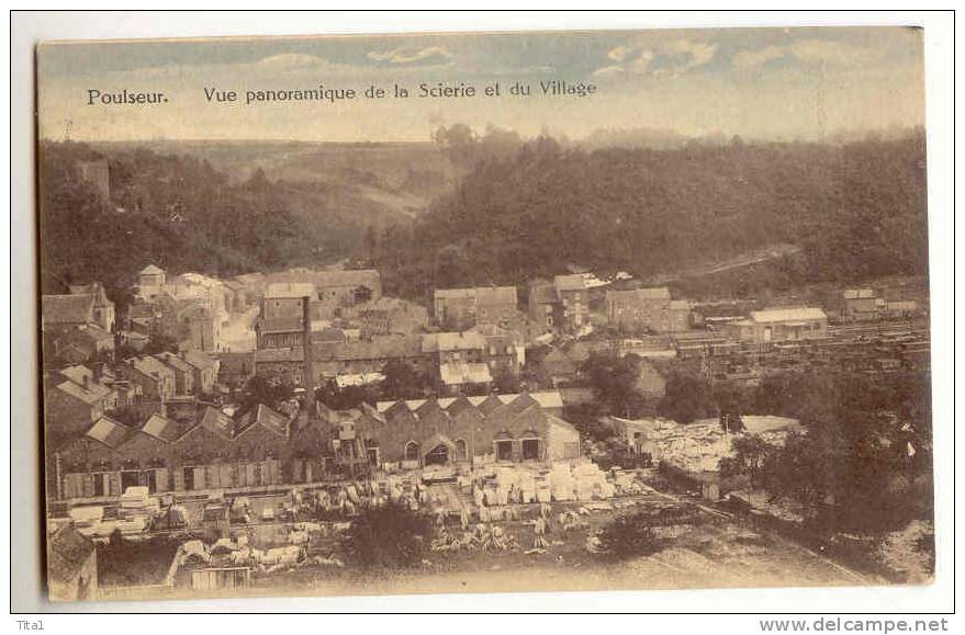 D5292 - Poulseur - Vue Panoramique De La Scierie Et Du Village - Comblain-au-Pont