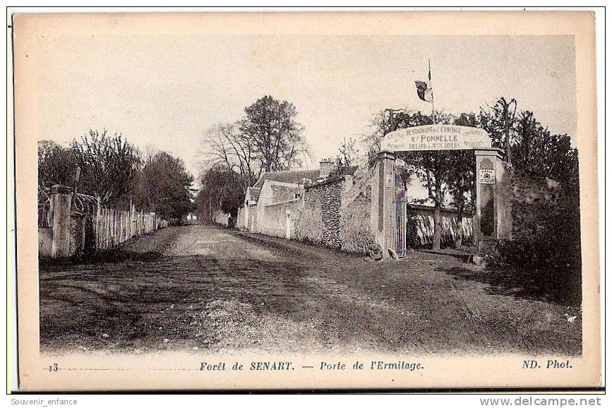 CPA Forêt De Sénart Brunoy Montgeron 91 Essonne Porte De L´ Hermitage - Brunoy