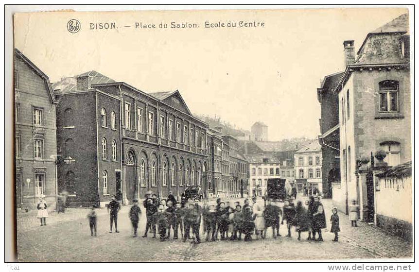 D5320 - Dison - Place Du Sablon - Ecole Du Centre - Dison