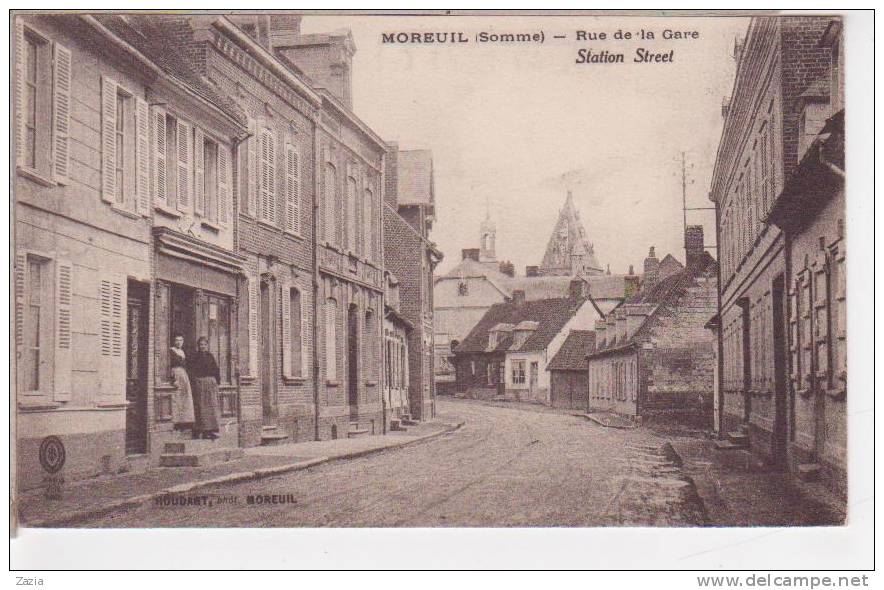 80.212/ MOREUIL - Rue De La Gare - Moreuil