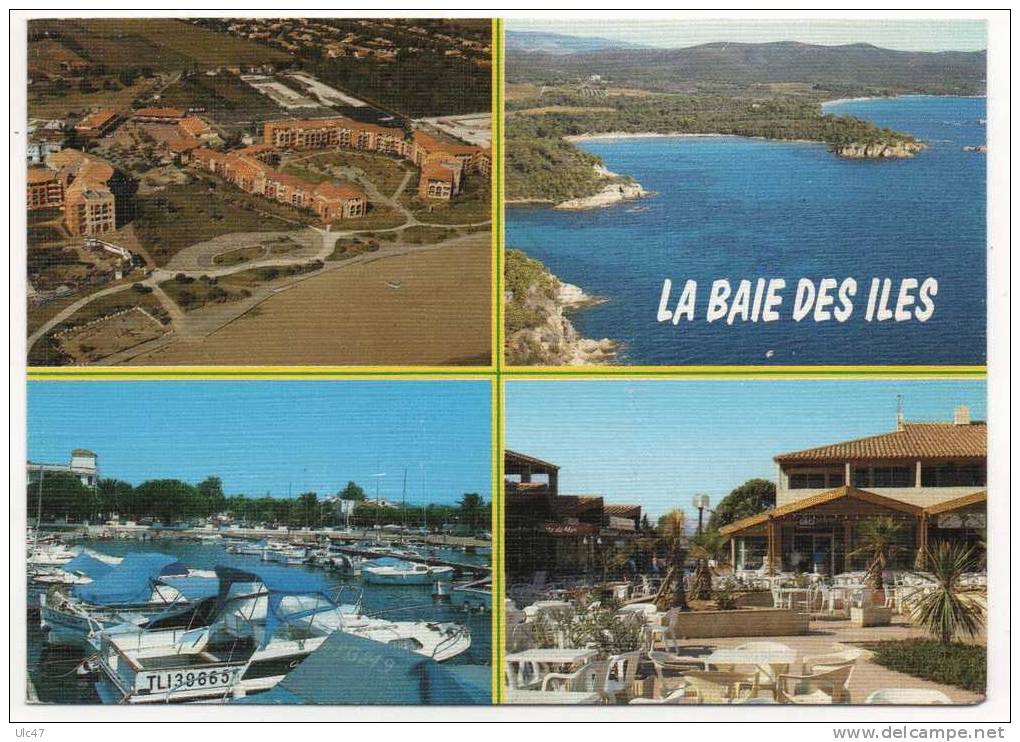 - LA LONDE DES MAURES - Souvenir De La Baie Des Iles - Multi-vues - Carte Toilée - - La Londe Les Maures