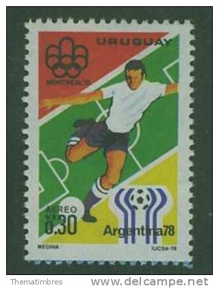 B678N0043 Football 1406 Uruguay 1976 Neuf ** Coupe Du Monde Argentina 78 - Verano 1976: Montréal