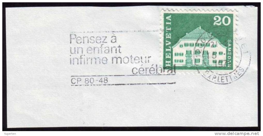 SUISSE - Pensez à Un Enfant Infirme Moteur Cérébral - 1971 - Handicaps