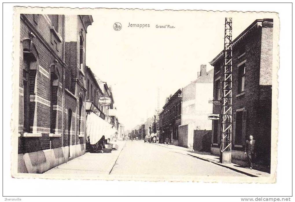 CPA -  B - JEMAPPES - Grand Rue - Pharmacie - Autres & Non Classés