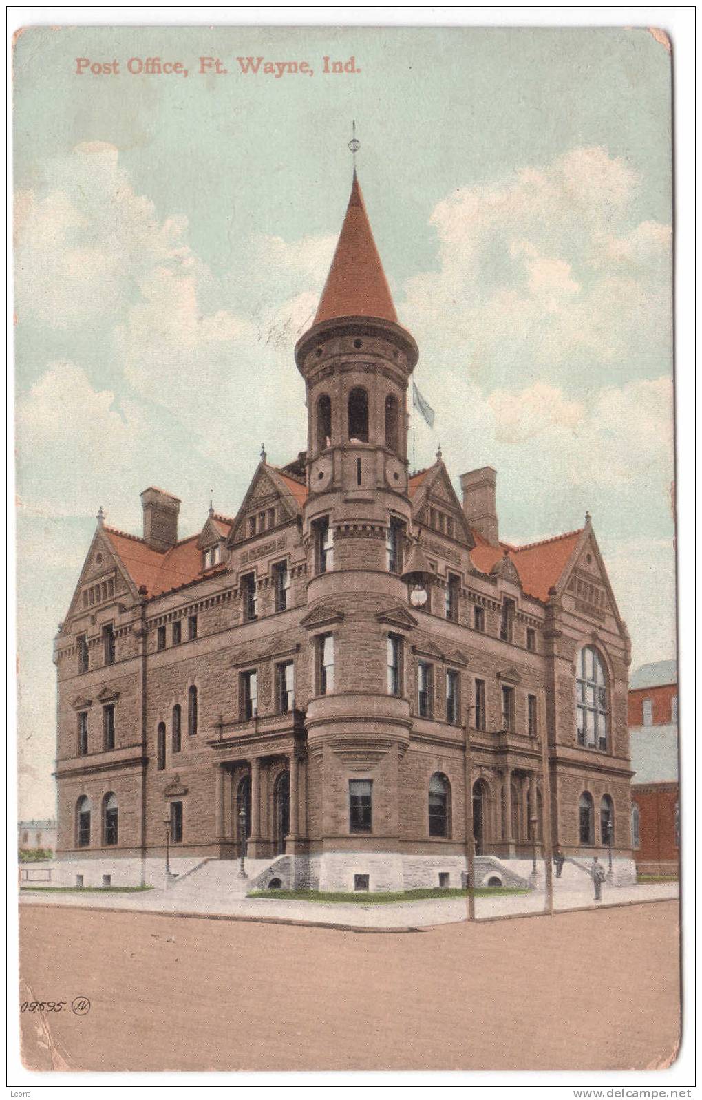 USA - Indiana - Ft Wayne - Post Office  And Government Building - 1909 - Fort Wayne