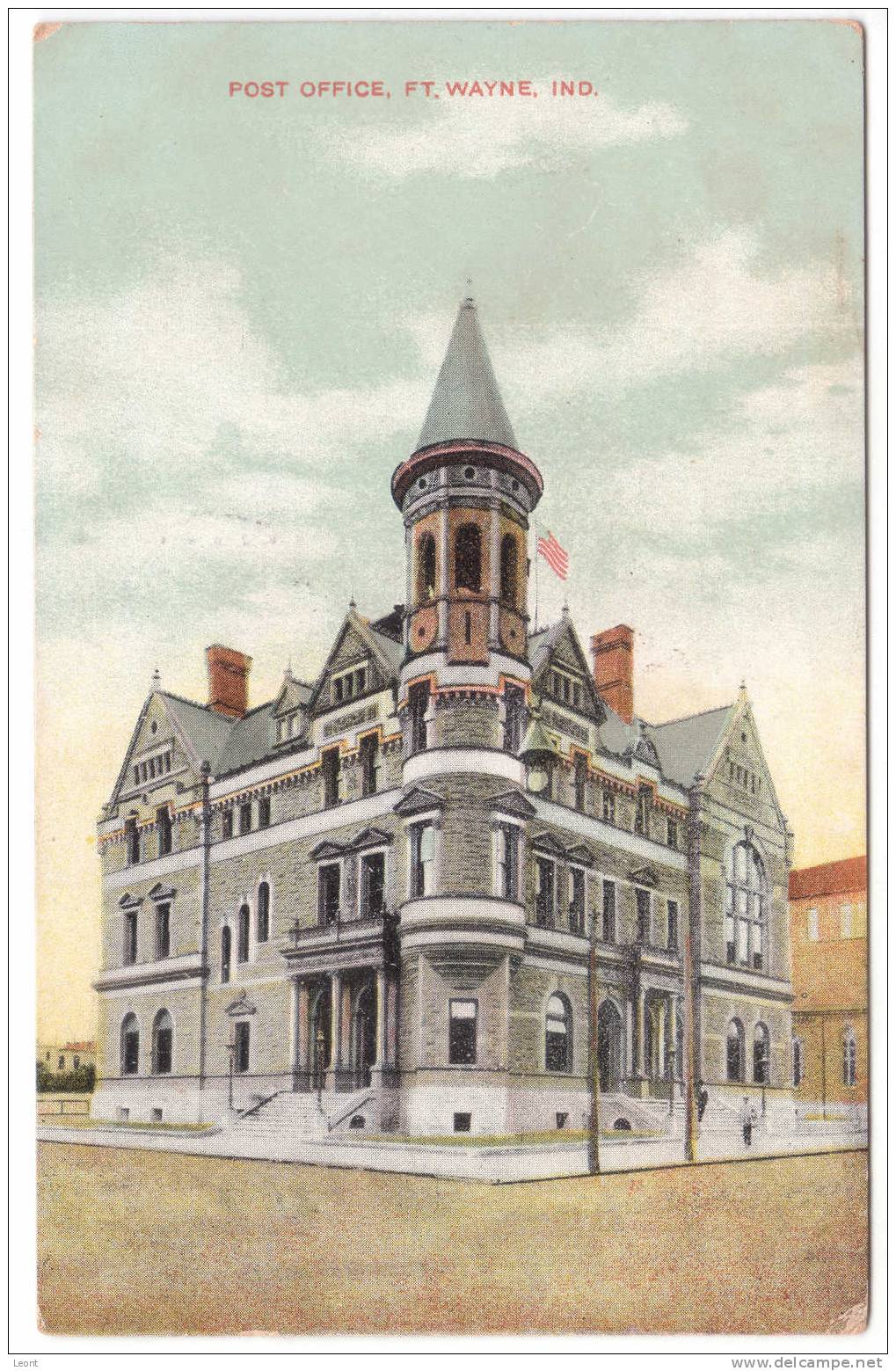 USA - Indiana - Ft Wayne - Post Office  And Government Building - 1908 - Fort Wayne