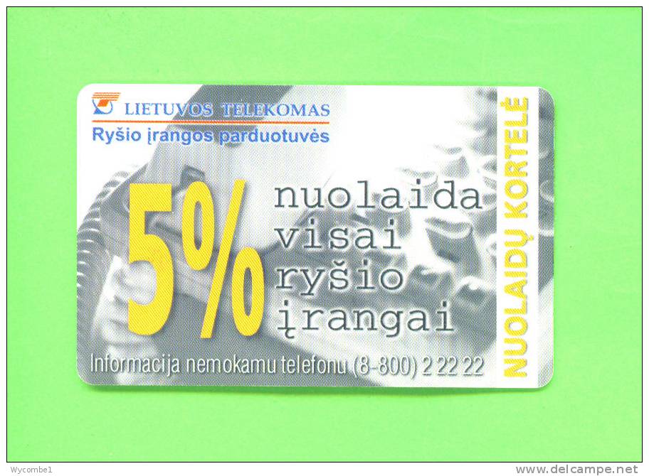 LITHUANIA  -  Chip Phonecard As Scan - Lithuania